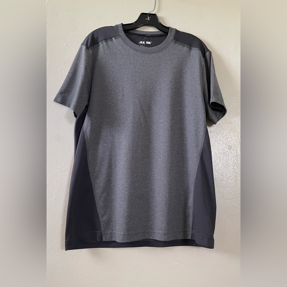 Michael Stars Charcoal and Black Short Sleeve Tee